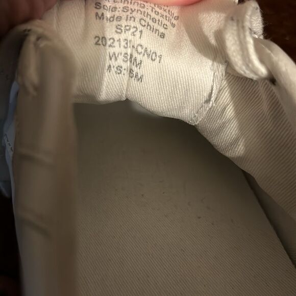 Madewell Sidewalk Low-Top Sneakers in Leather: Wave Edition Size 8 / Pristine - Picture 9 of 11